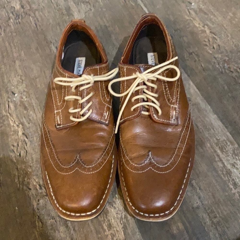 WILL NOT TAKE LESS Brown Steve Madden Dress Shoes